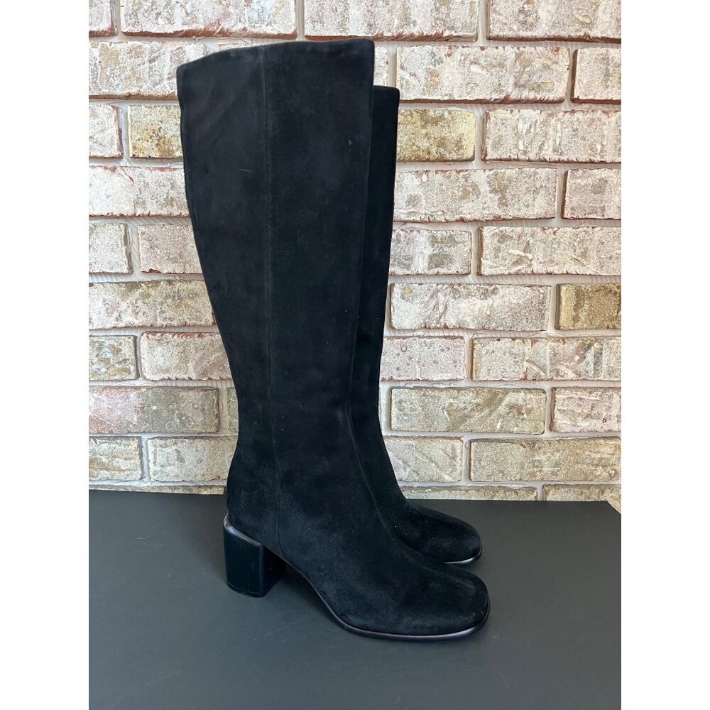 NEW Vince Maggie black suede Knee High Boots size 6.5 - Picture 5 of 12